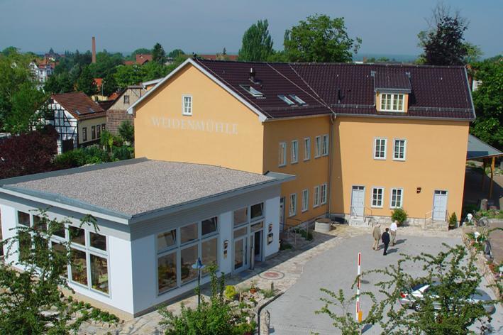 Hotel Weidenmuhle Mühlhausen Extérieur photo