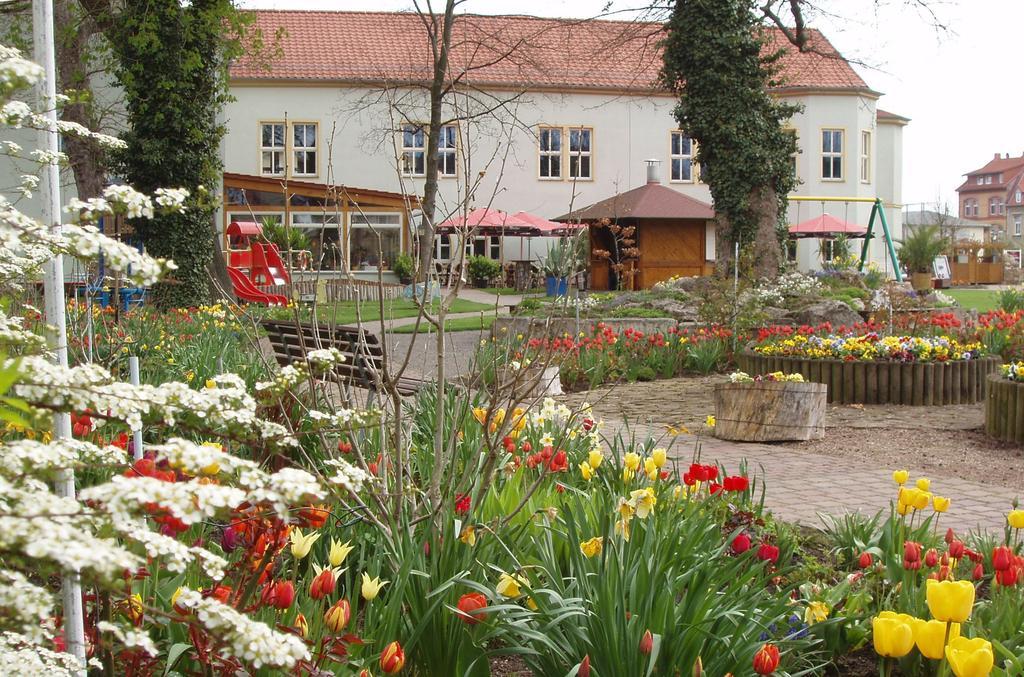 Hotel Weidenmuhle Mühlhausen Extérieur photo