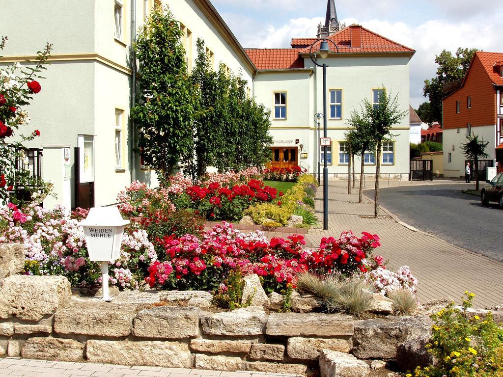 Hotel Weidenmuhle Mühlhausen Extérieur photo